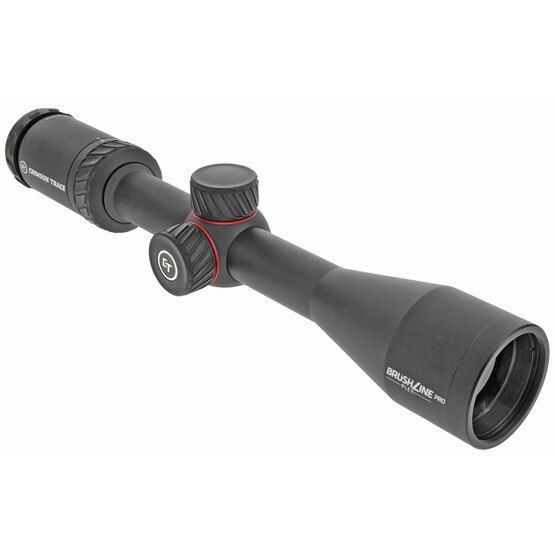 Crimson Trace Brushline Pro 3-9x40 Plex Reticle Riflescope has an aerospace aluminum body